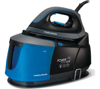 MORPHY RICHARDS Power Steam Elite 332002 Steam Generator Iron - Black & Blue MORPHY RICHARDS Power Steam Elite 332002 Steam Generator Iron - Black & Blue